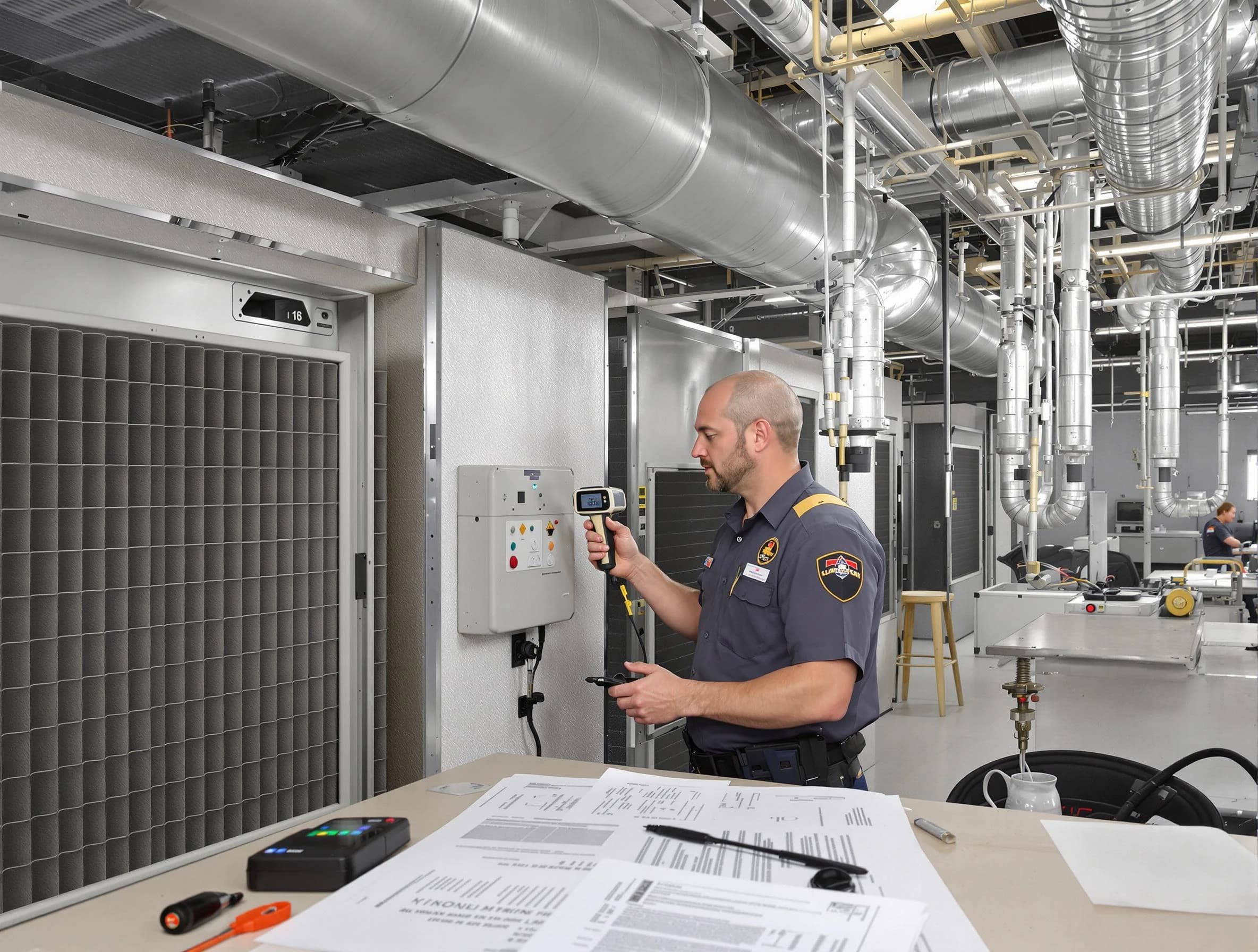 Professional filter system inspection by Tuttle Air Duct Cleaning in Tuttle