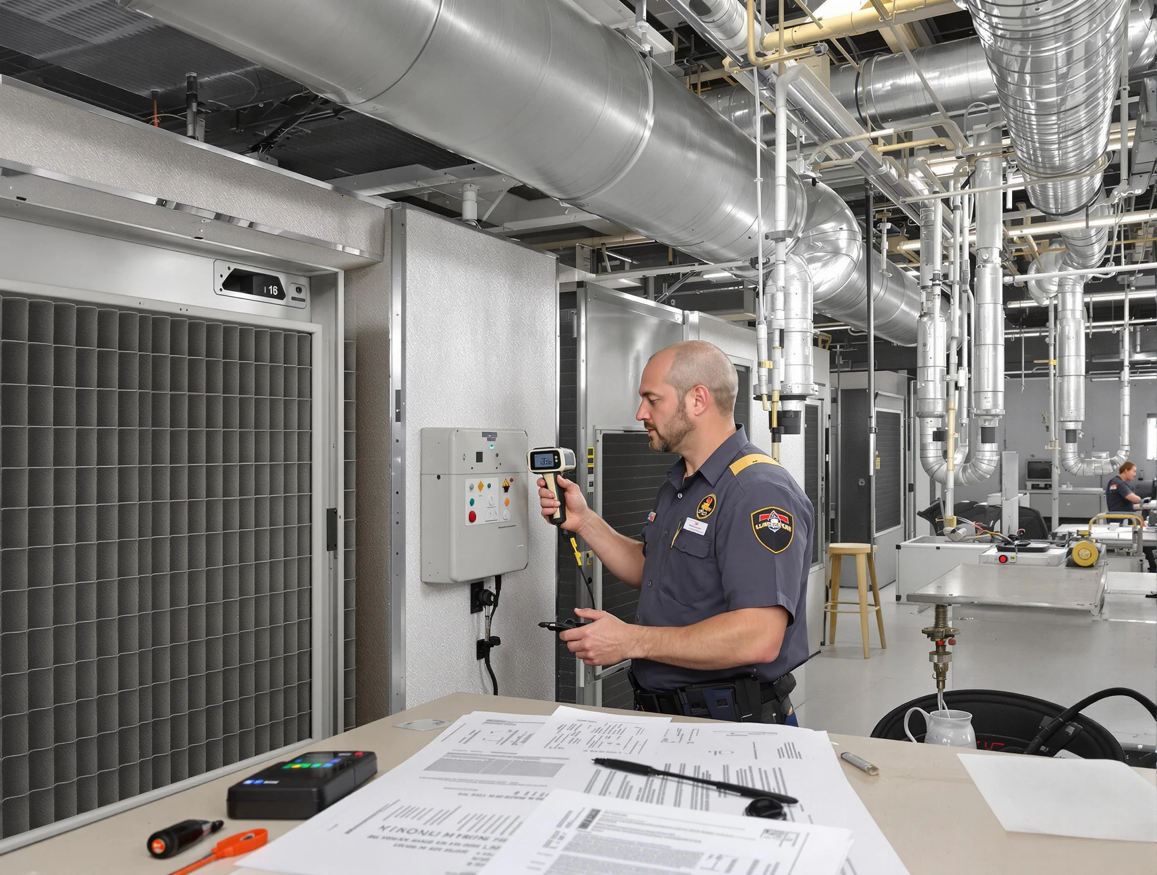 Professional filter system inspection by Tuttle Air Duct Cleaning in Tuttle