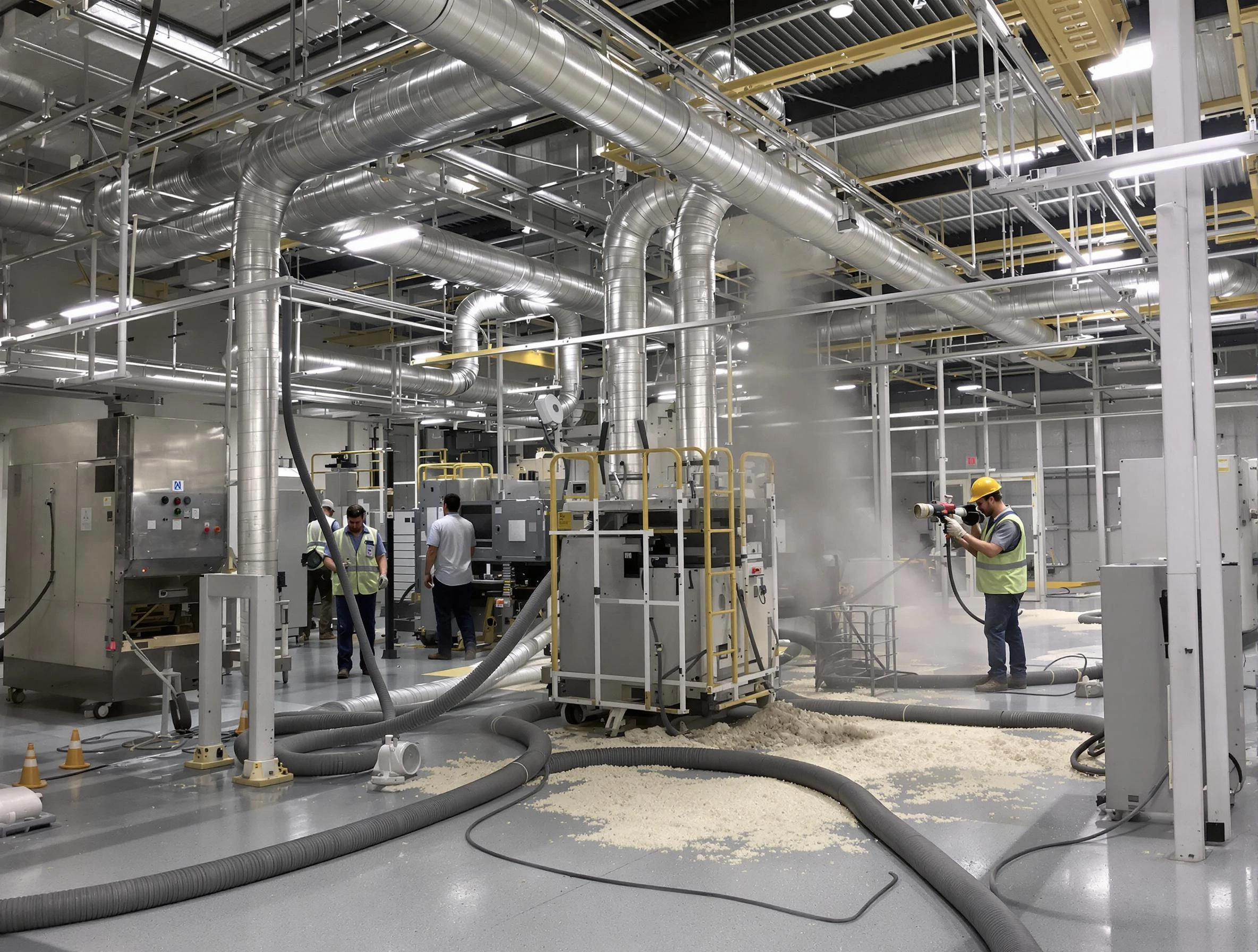 Heavy-duty industrial duct cleaning by Tuttle Air Duct Cleaning in Tuttle