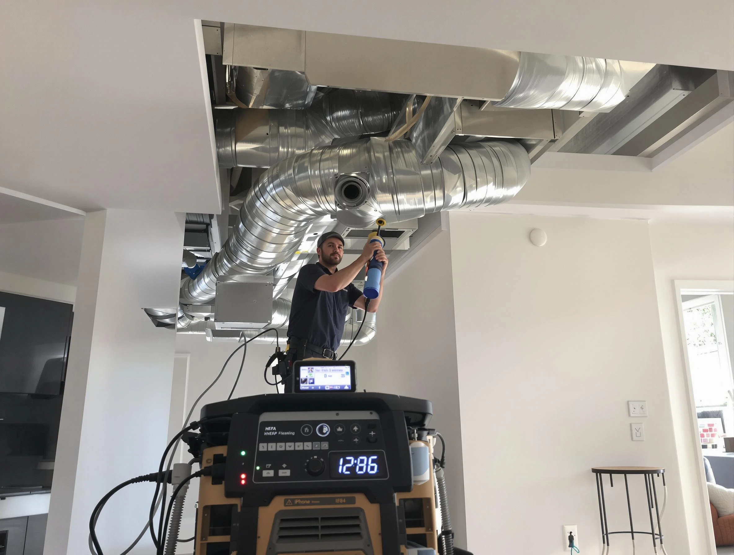 Advanced pure air duct cleaning by Tuttle Air Duct Cleaning in Tuttle